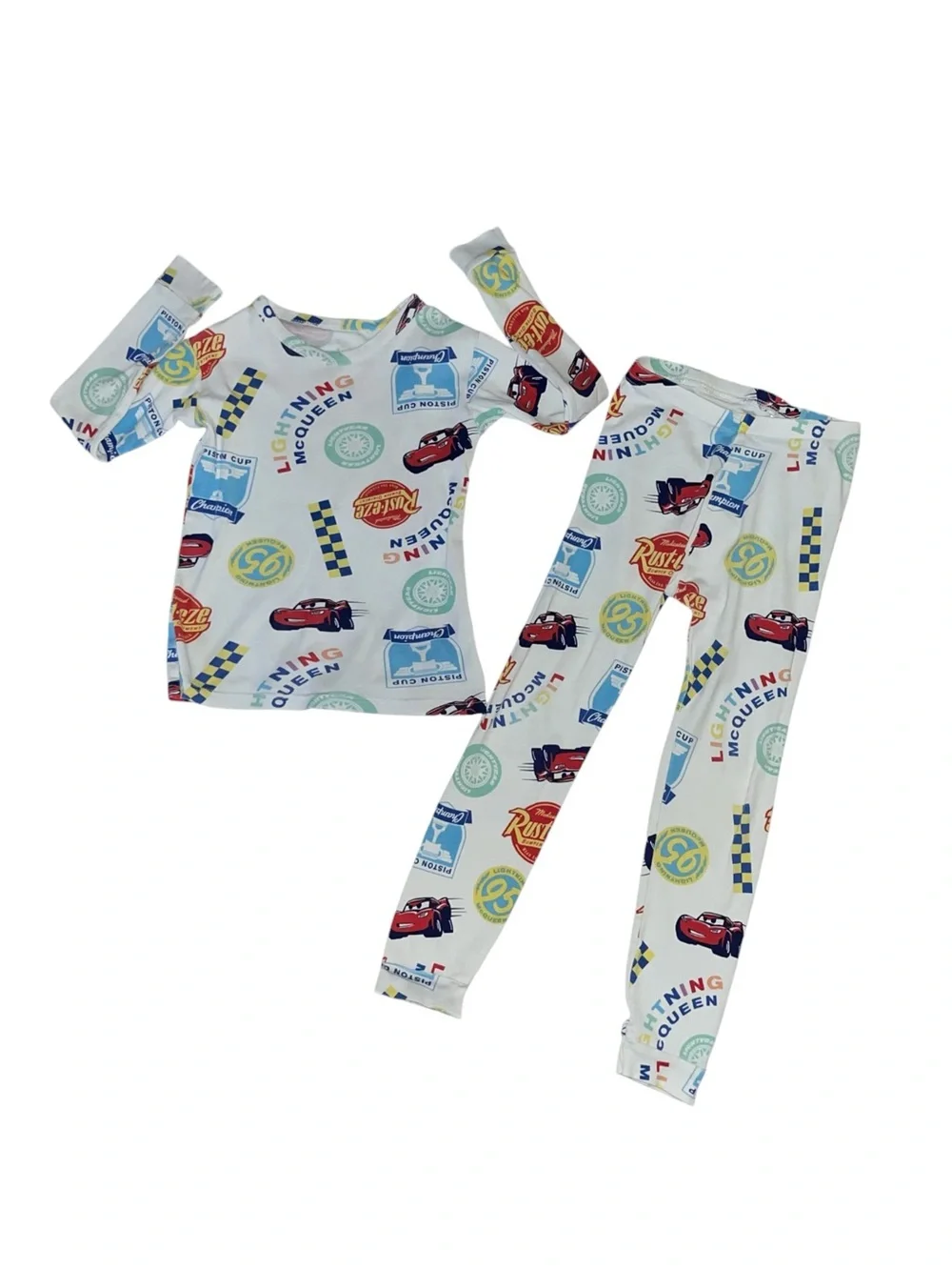 Baby Gap Pixar Cars Print Pajama Set Size 6 organic cotton